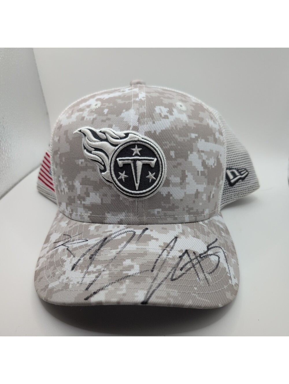 TENNESSEE TITANS 2024 Salute To Service NEW ERA 9SEVENTY Arctic Camo Hat
